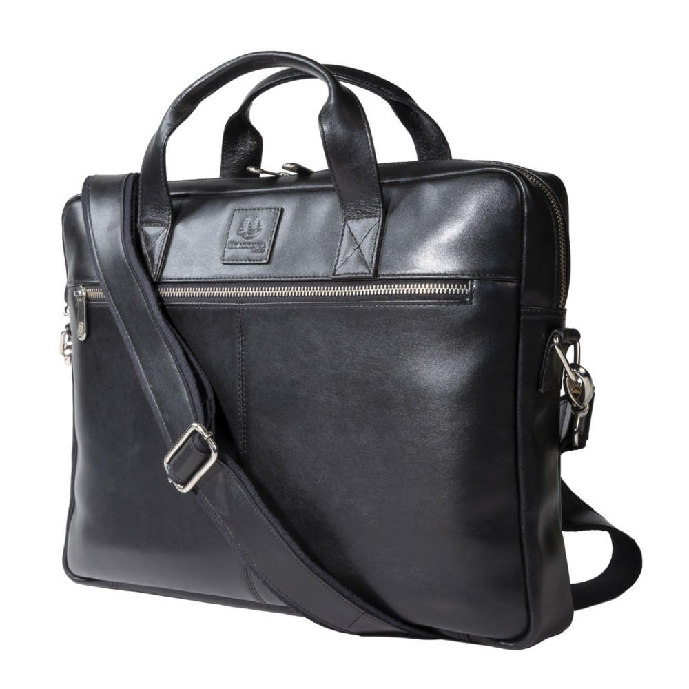 Exacompta Sacoche Cuir vachette Exactive lgante pour ordinateur portable 15,6