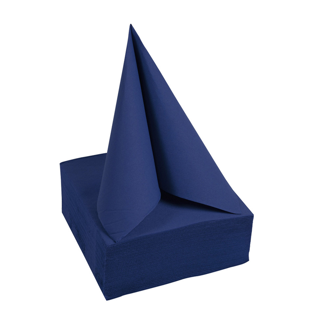 Pronappe Serviettes de table micro-gaufrées ouate 2 plis - 38 x 38 cm - Paquet de 40 - Bleu
