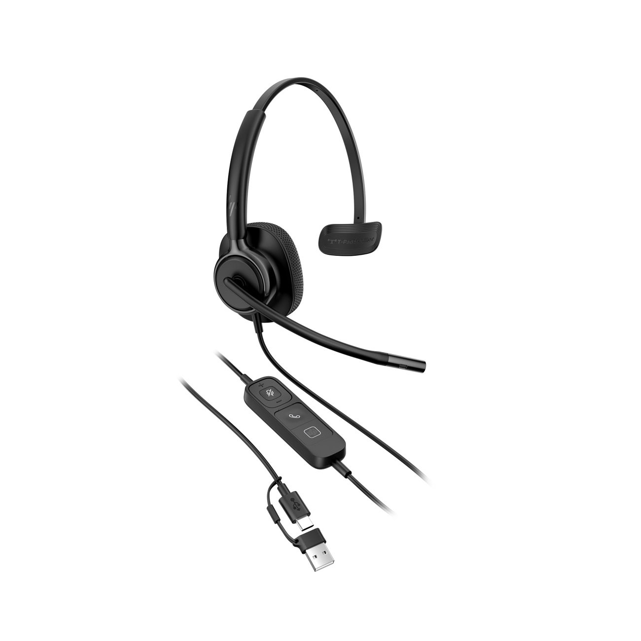 HP Poly Micro-casque filaire Mission 415 Mono - Connexion USB-C/A
