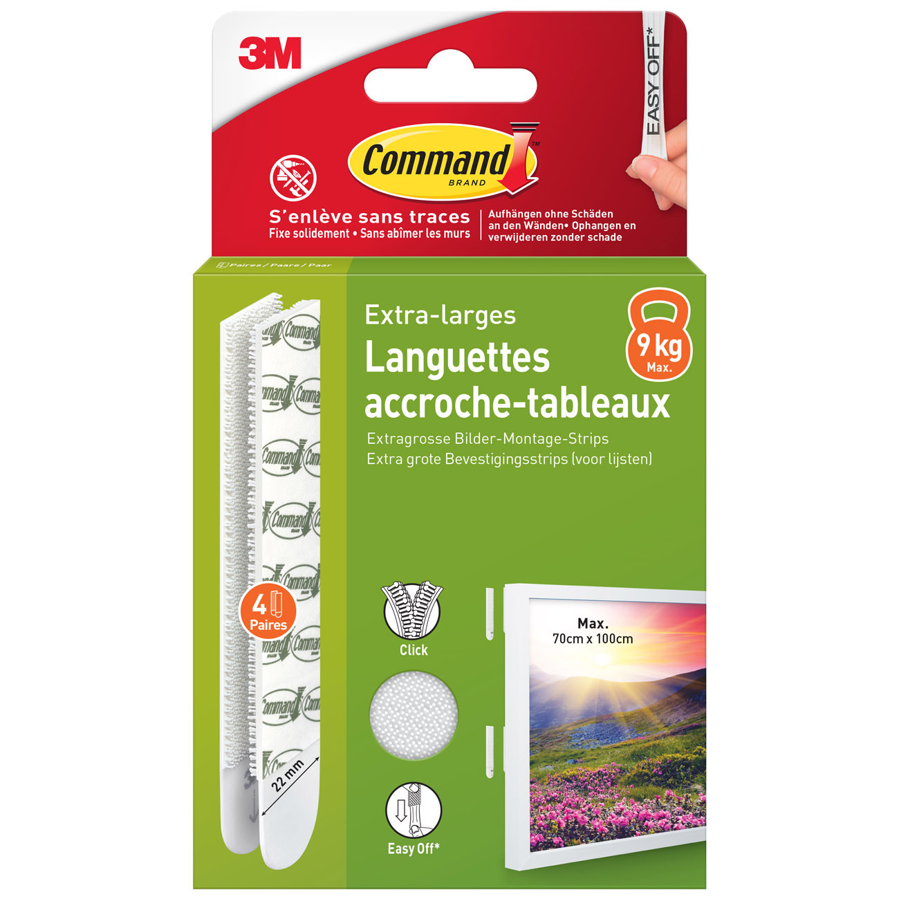Command+3M+Bandes+d%27accroches+tableaux+XL+-+Lot+de+4+paires
