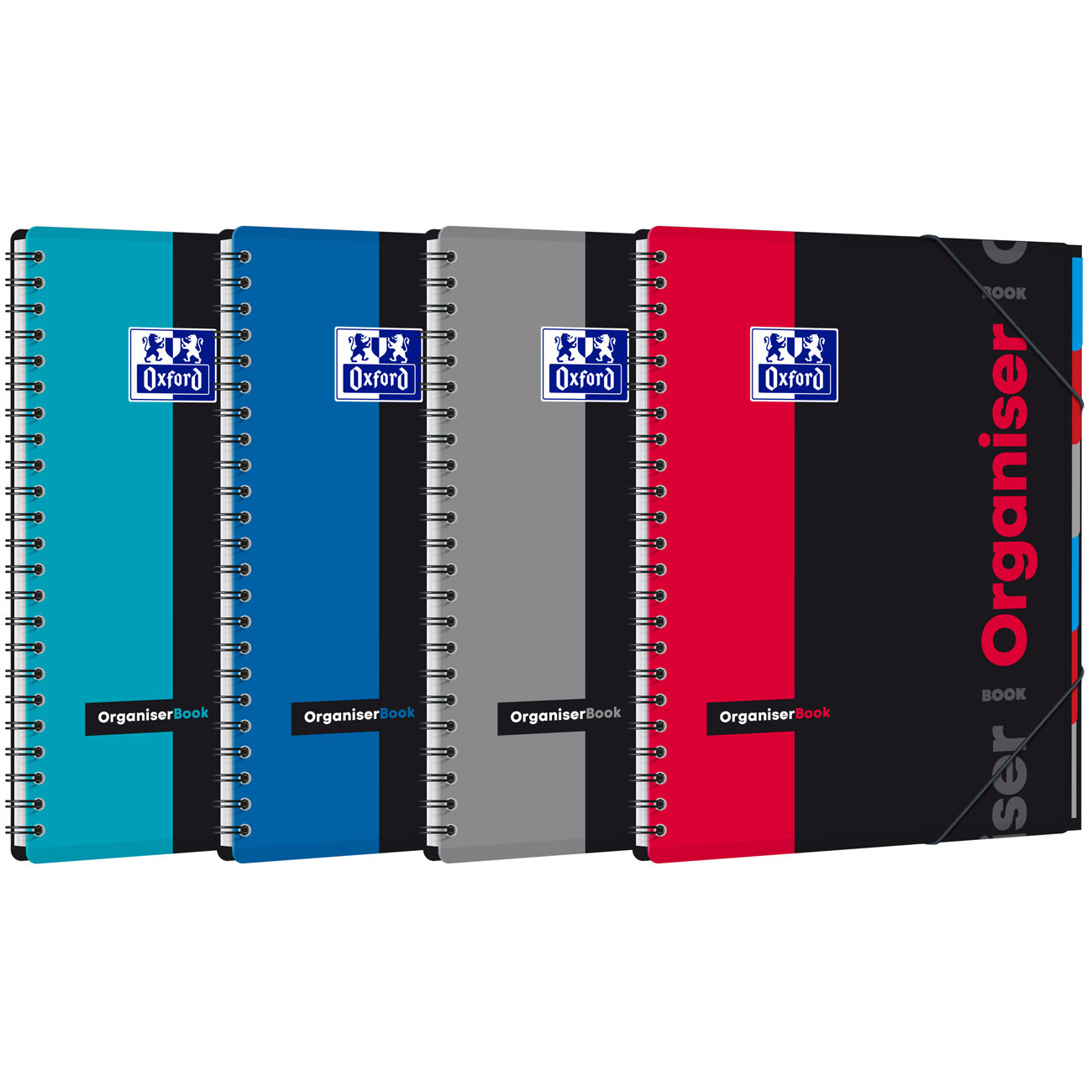 Cahier Etudiants Organiserbook 21 X 29 7 Cm 160 Pages Grands Carreaux Oxford Le Cahier En Coloris Aléatoire