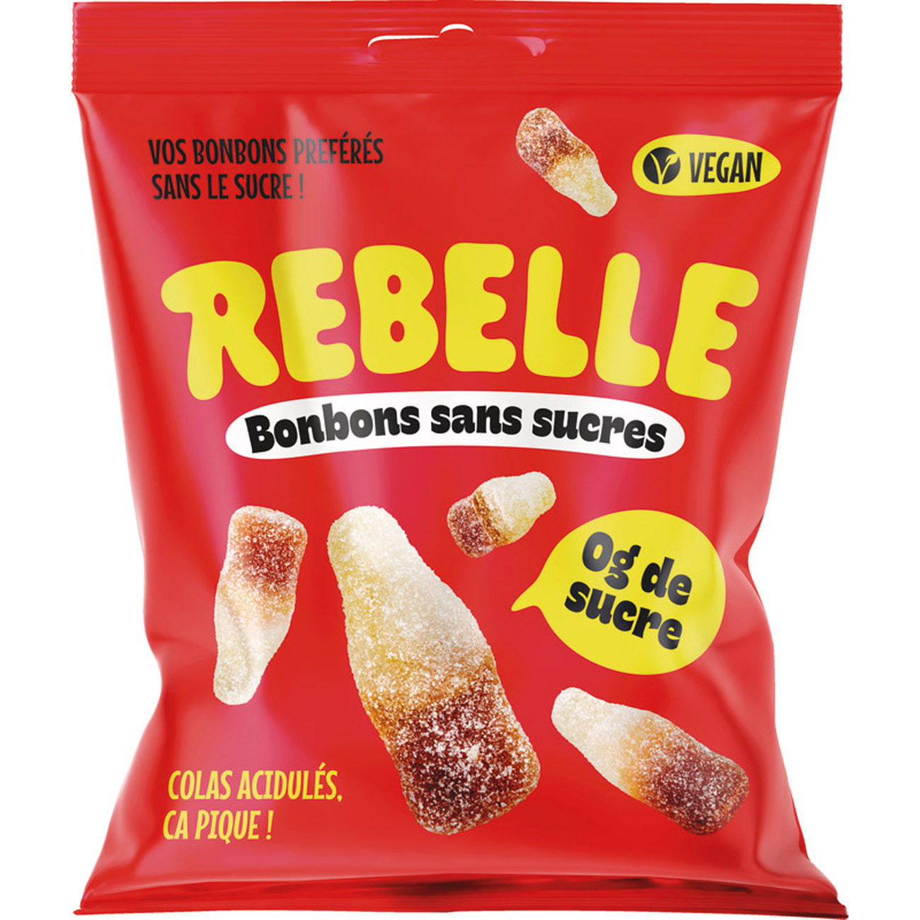 Rebelle bonbons cola 50g