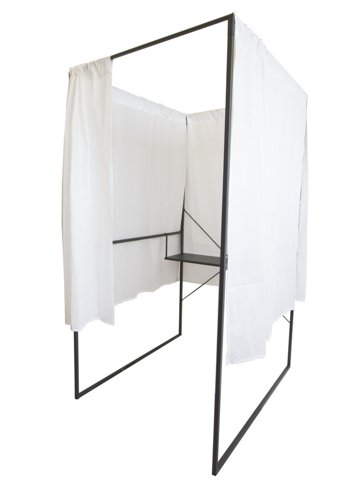 Viso Isoloir lectoral PMR L.100 x P.130 x H.200 cm