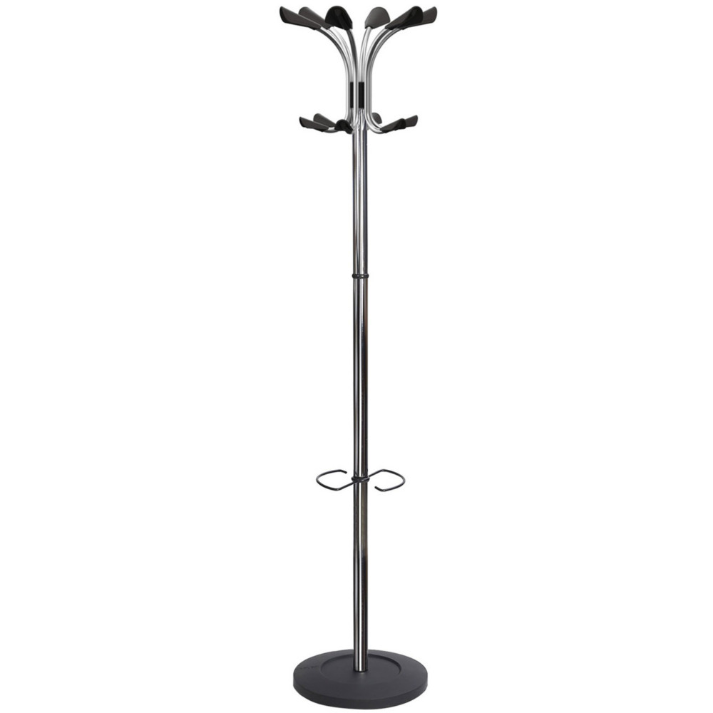 Alba Portemanteau Chromy 12 patres - Noir chrome