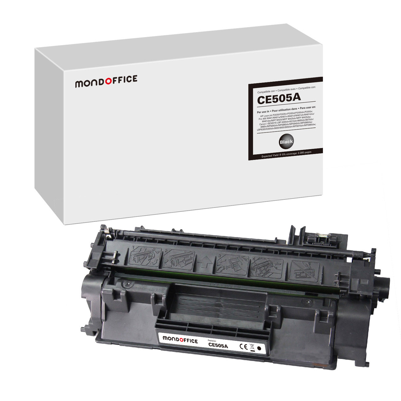 MONDOFFICE Toner compatible HP 05A - Noir