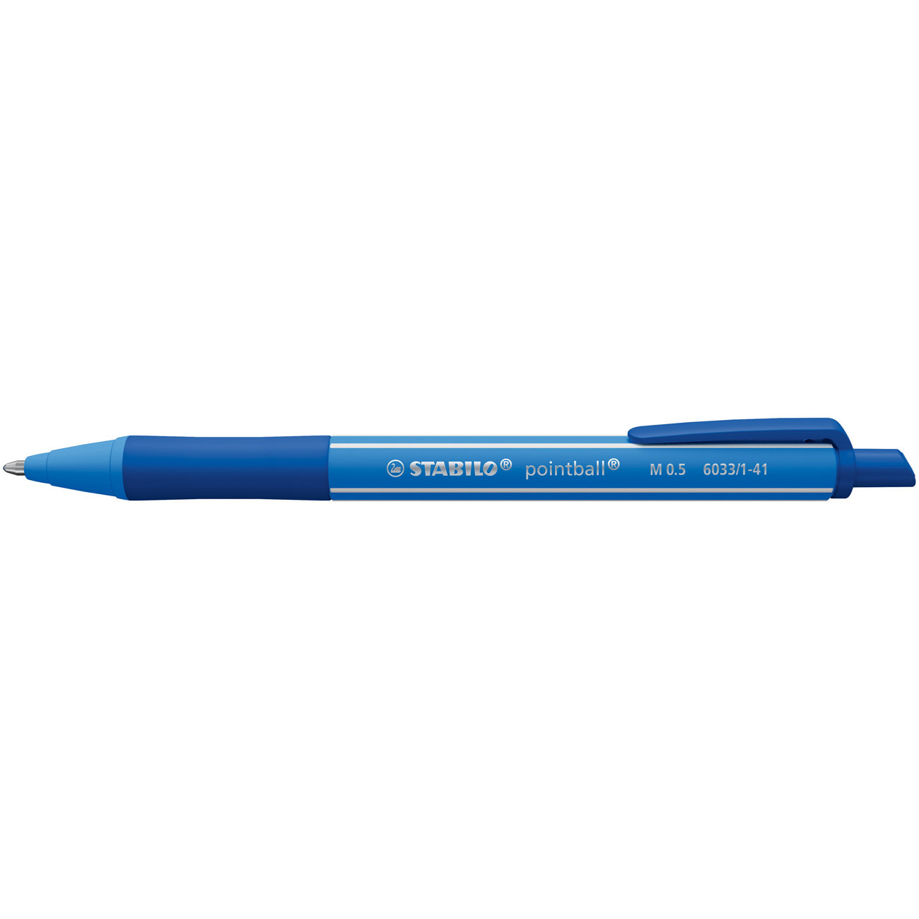 STABILO Stylo bille rétractable pointball colorful pointe moyenne Encre