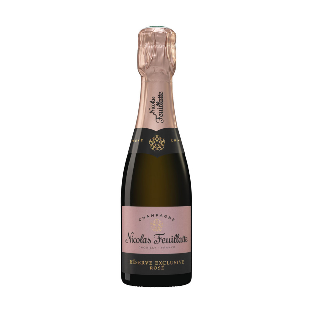 NICOLAS FEUILLATTE Champagne Brut Ros - Bouteille de 20 cl