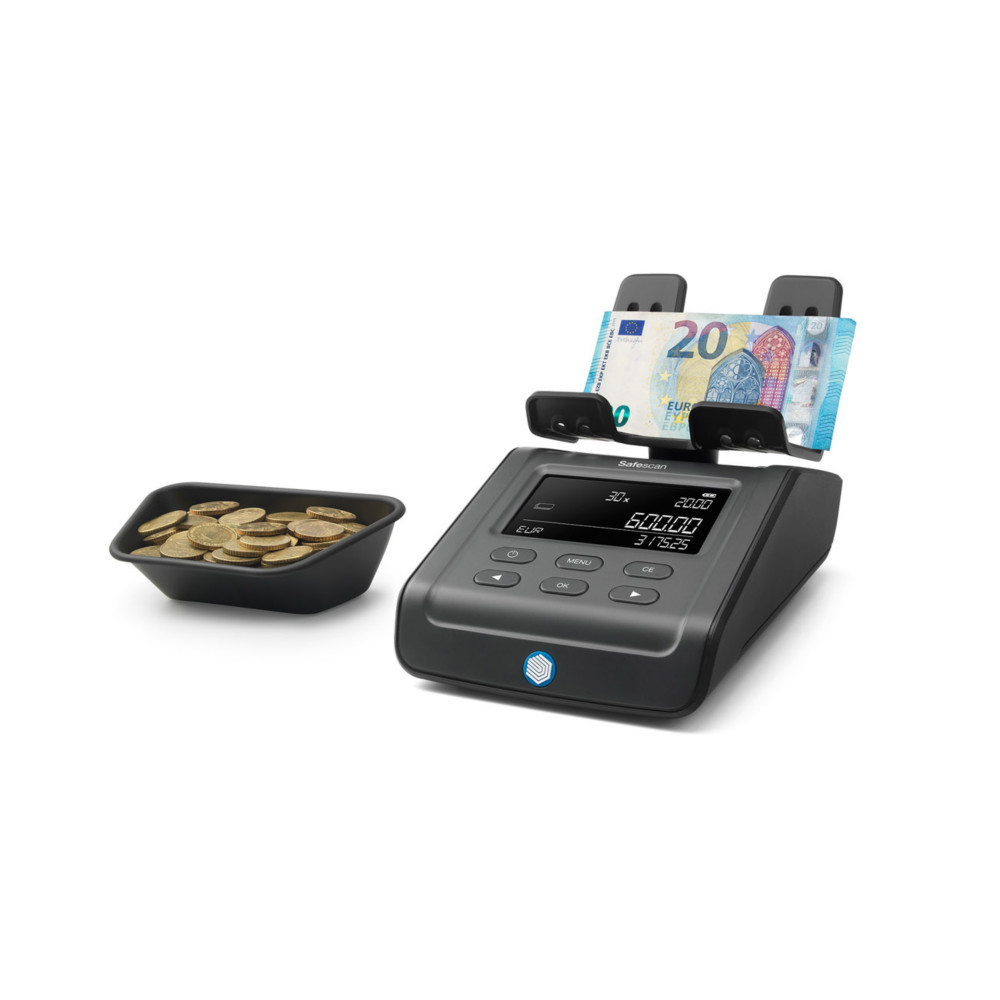 Safescan 6165 Balance compteuse de pices et billets - Noir