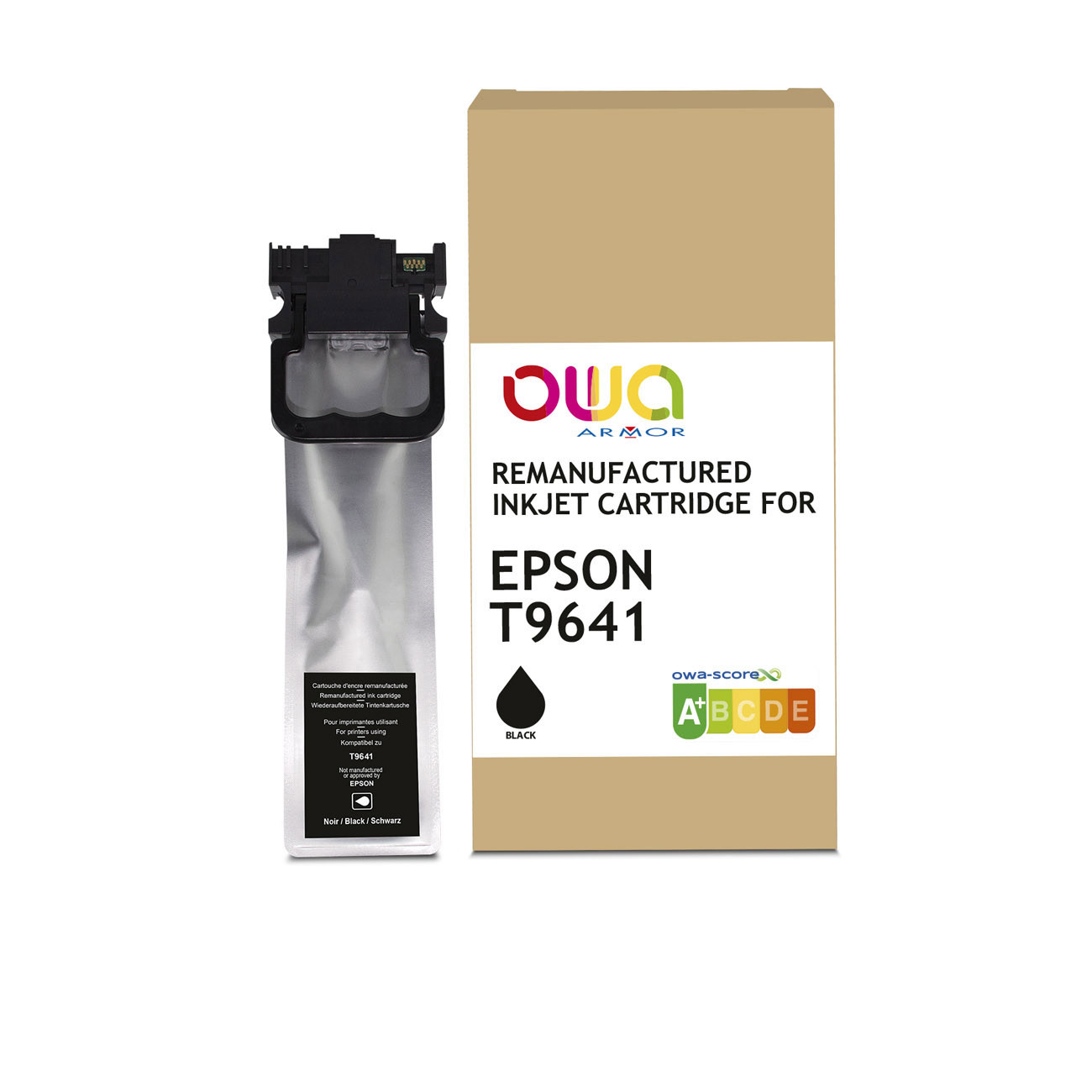 OWA Cartouche d'encre compatible EPSON T9641 - K20823OW - Noir