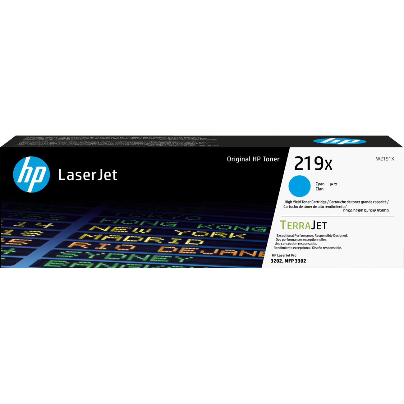HP 219X Toner authentique grande capacit é W2191X - Cyan