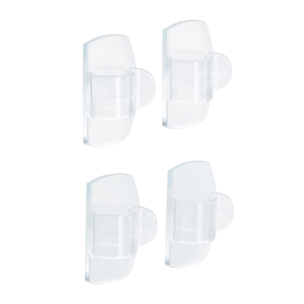 Command Pince de fixation de cble - Lot de 4 - Transparent
