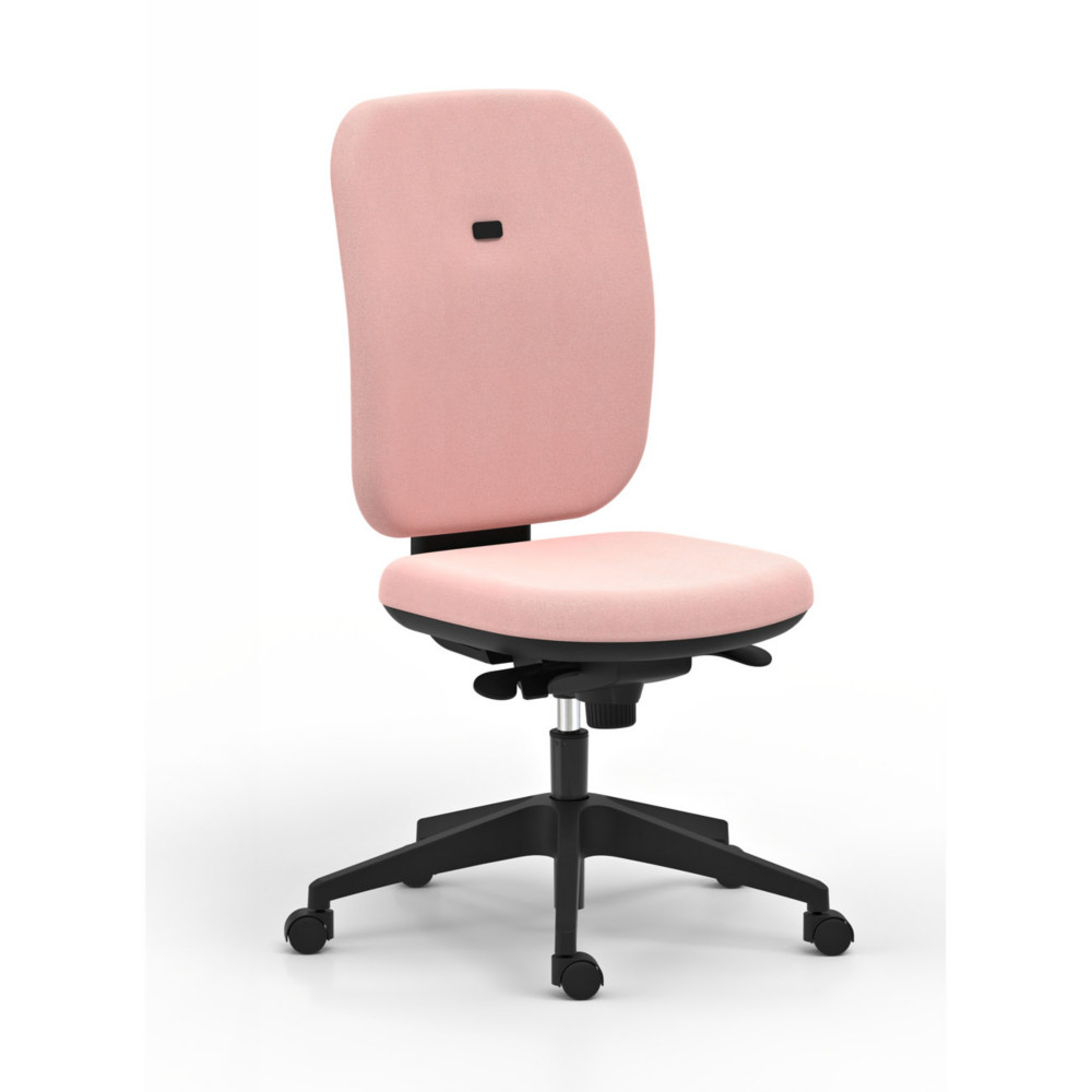 Sige Alaia dossier et assise en tissu - Rose