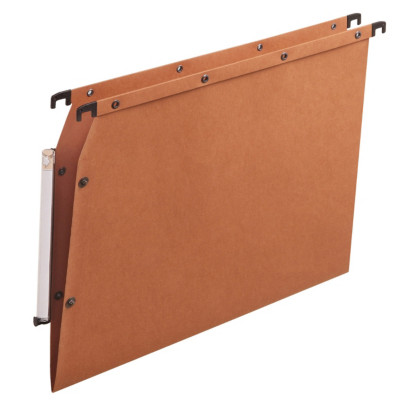 Elba Dossiers suspendus pour armoire Ultimate A4 Kraft - 100 feuilles - Fond V - Orange - Lot de 25