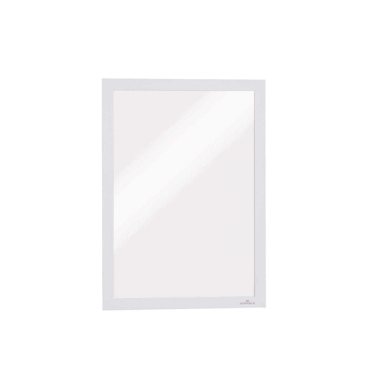 Durable Duraframe Pochette murale Cadre d'affichage adhésif A4 - Cadre blanc - Sachet de 2