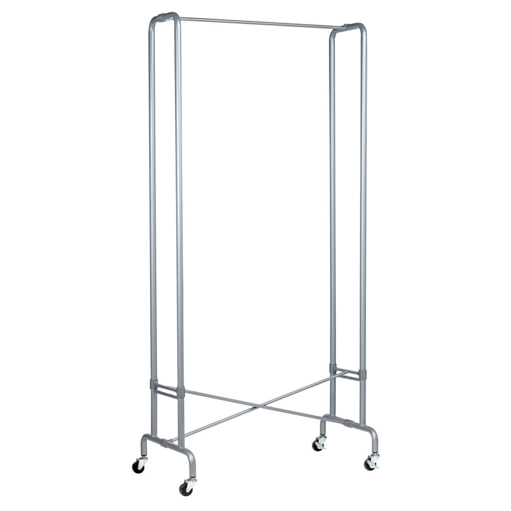 Unilux Handy Portant  vtements mobile pliable mtal 40 cintres - Gris