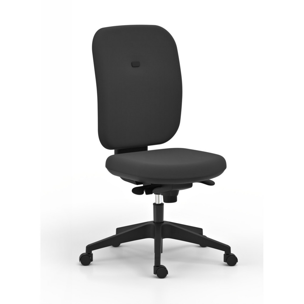 Sige Alaia dossier et assise en tissu - Noir