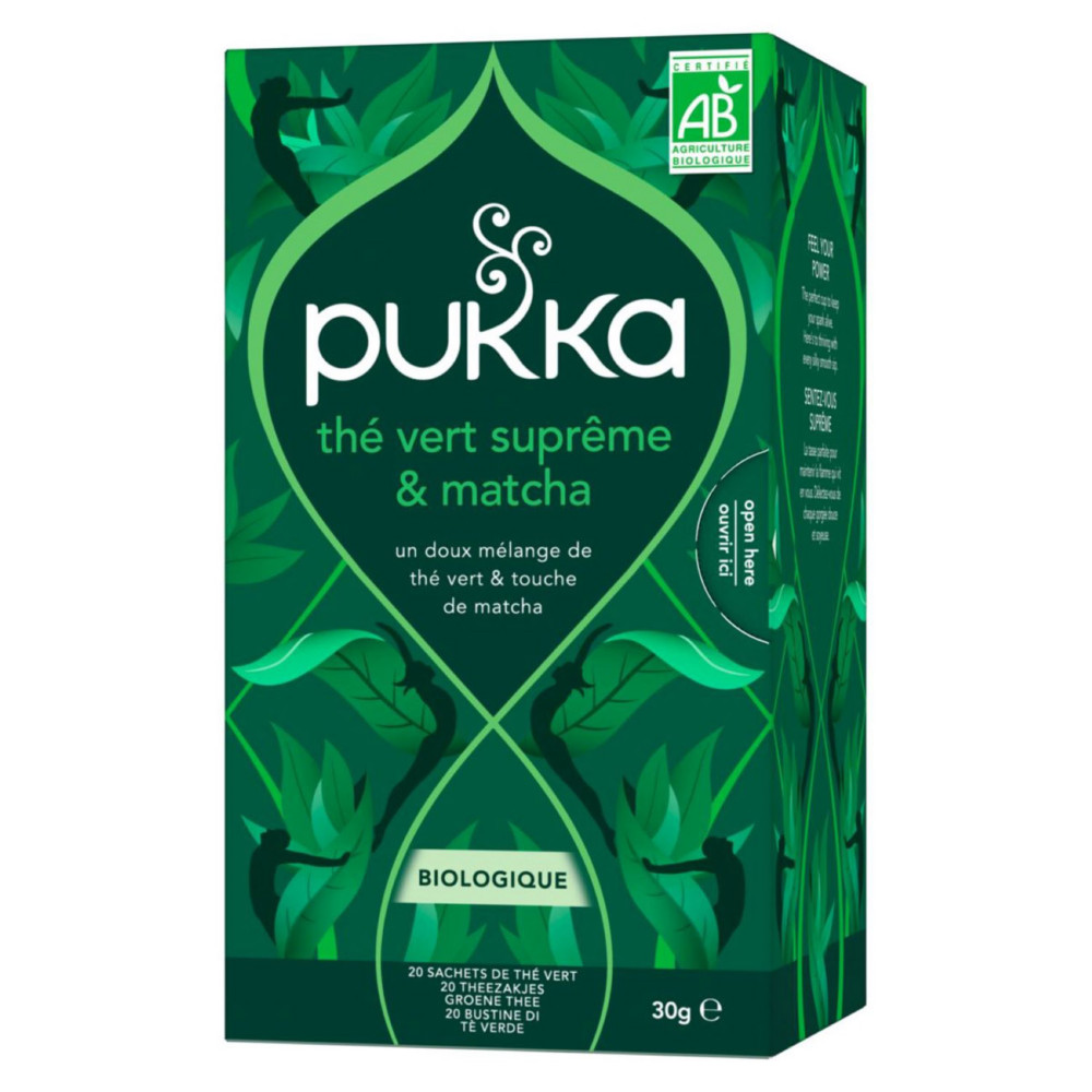 Pukka Th vert Matcha - Bote de 20 sachets