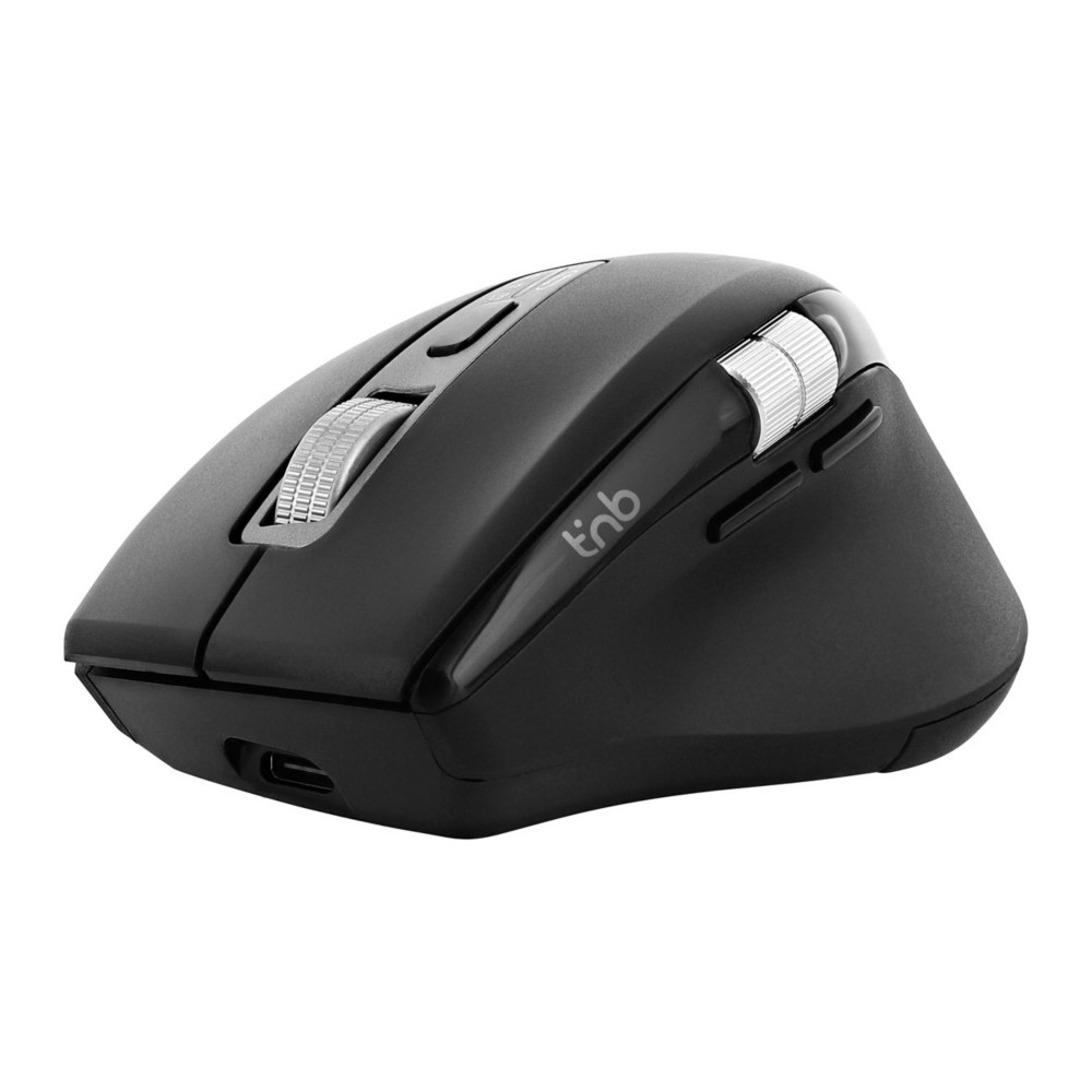 TNB Souris sans fil Bluetooth rechargeable  INFINITEPRO + Dongle USB-A - Noir