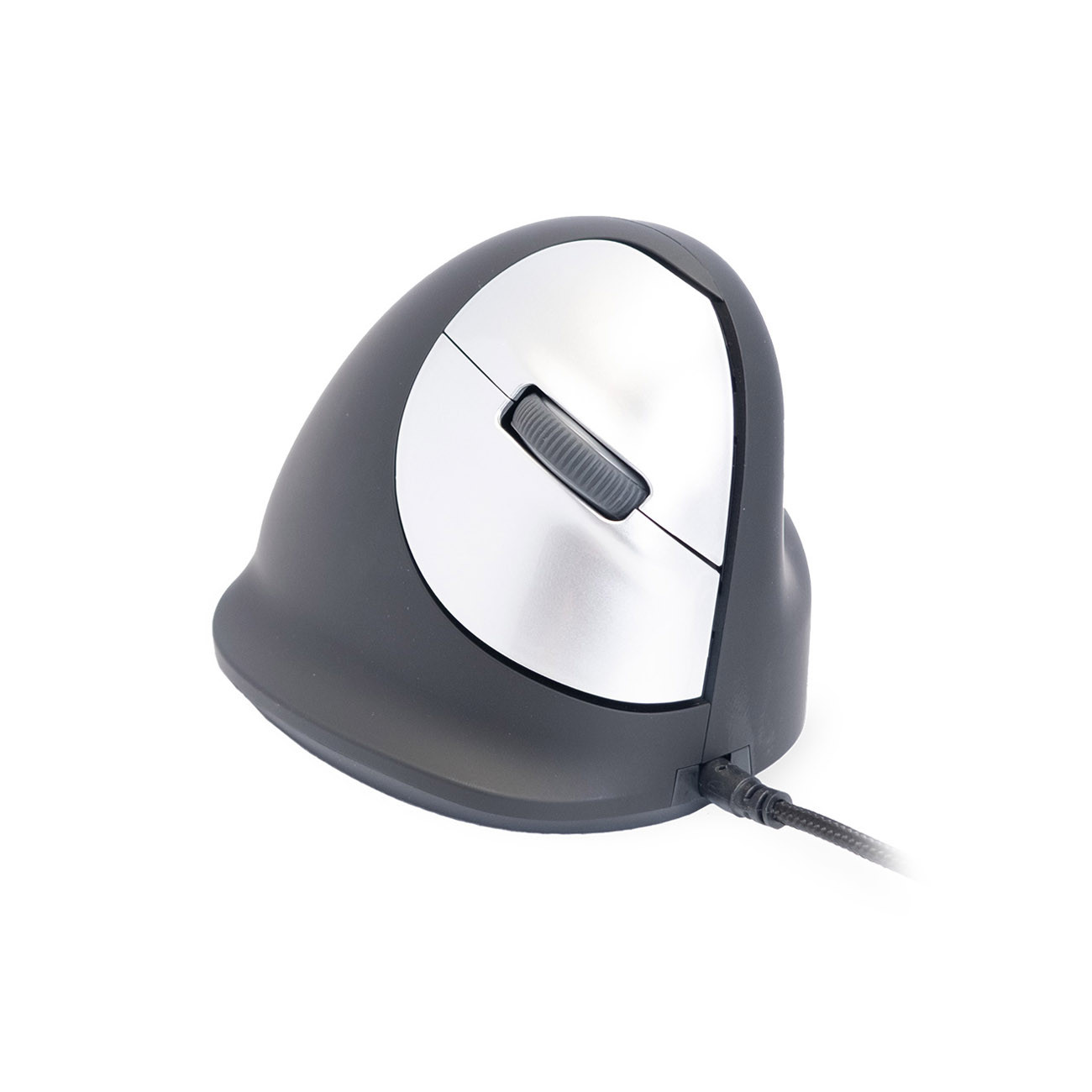 R-Go Tools Souris ergonomique verticale filaire droitier R-Go HE Break - Taille L - Noir et Argent
