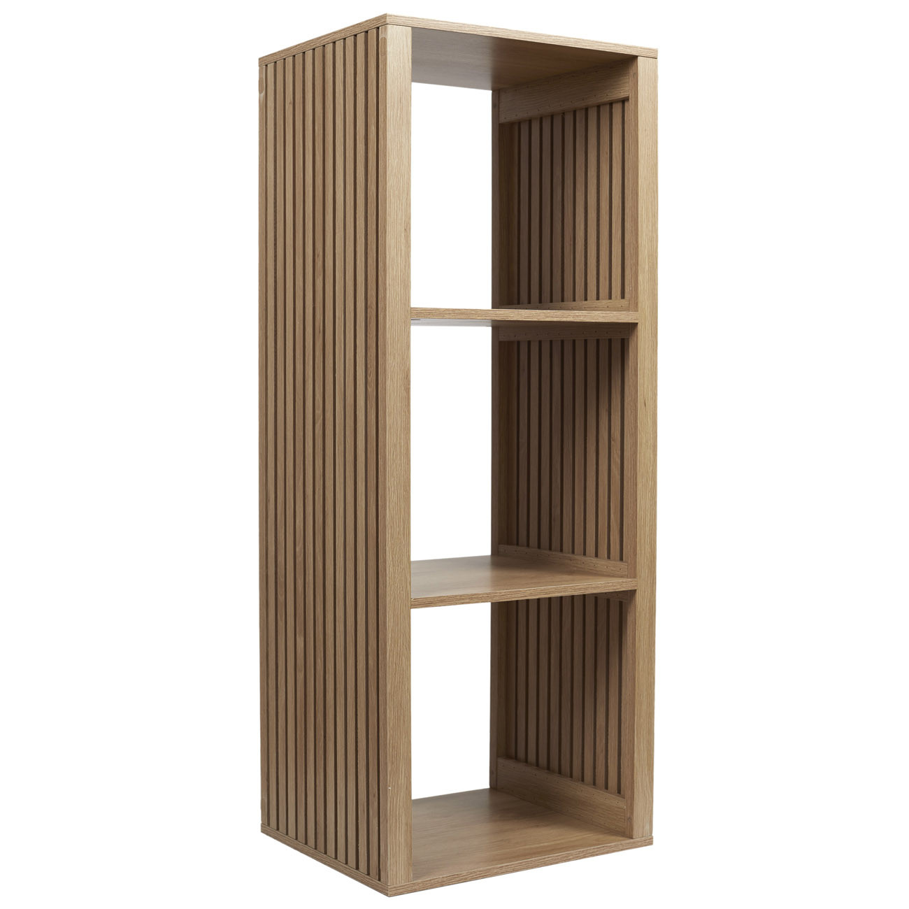Module bibliothèque colonne 3 cases Klaus - L. 38,5 x P. 32 x H. 99 cm - Bois