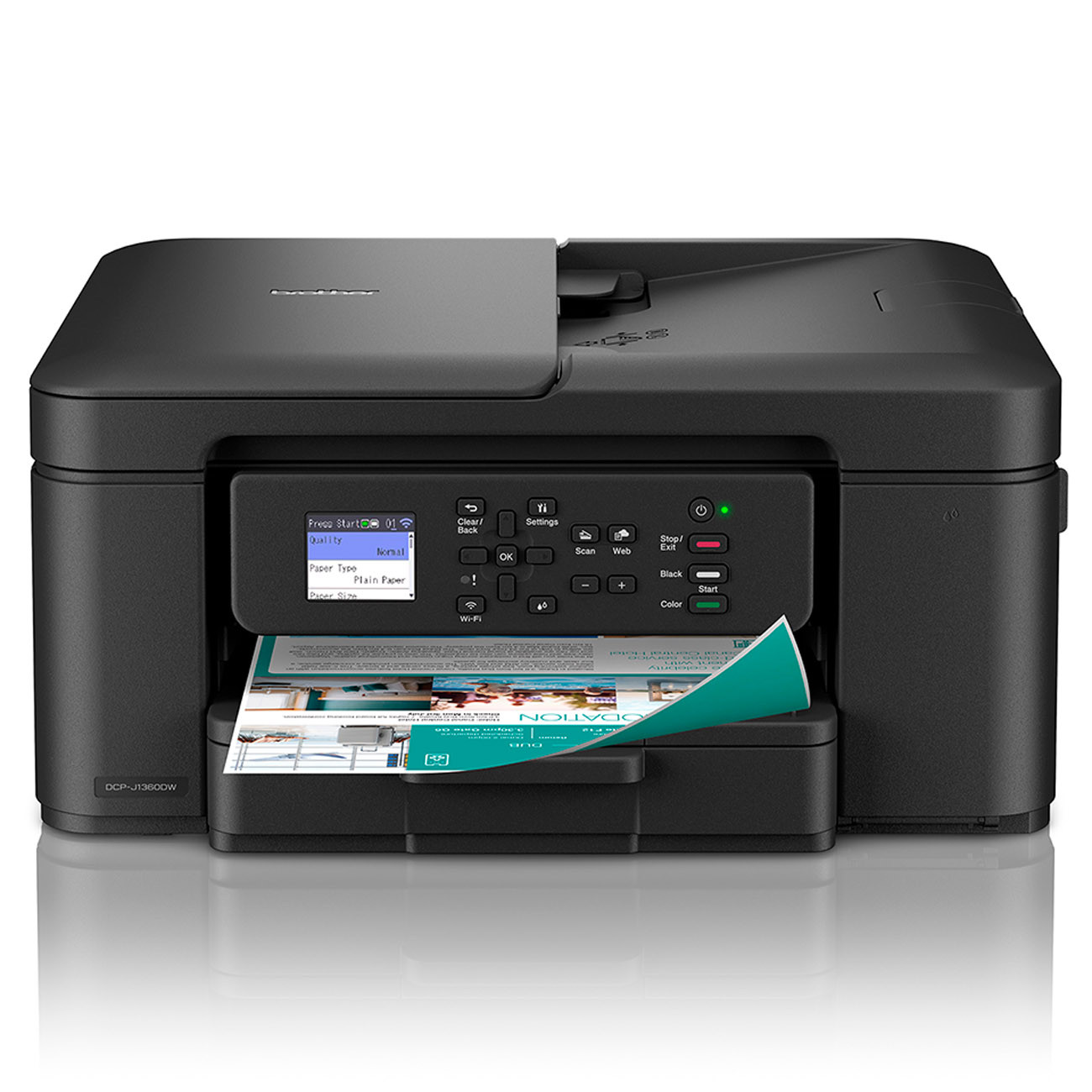 Brother DCP-J1360DW imprimante multifonction jet d'encre couleur A4 - Recto-verso - Wifi, Wifi Direct et USB