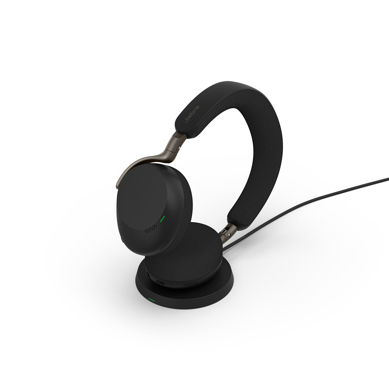 Jabra Evolve3 75 MS Duo Casque sans fil Bluetooth + Dongle USB-C + Socle de recharge - Noir