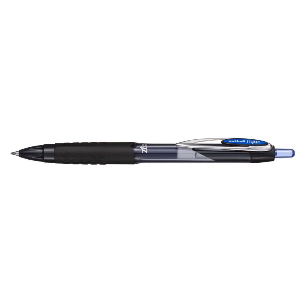 Uni Ball Stylo-bille  encre gel rtractable 207 RT pointe moyenne 0,7mm - Bleu