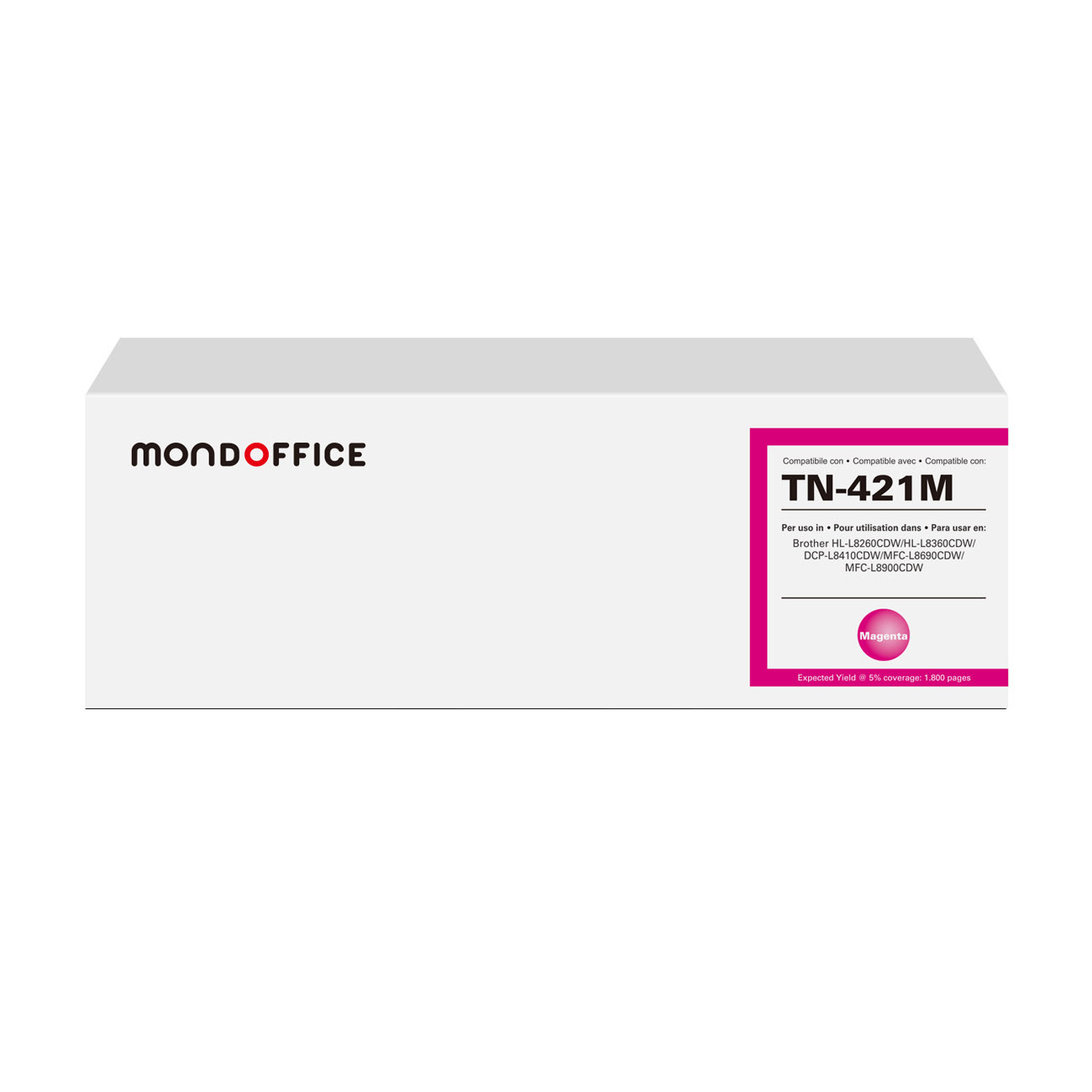 MONDOFFICE Toner compatible BROTHER TN421 - Magenta