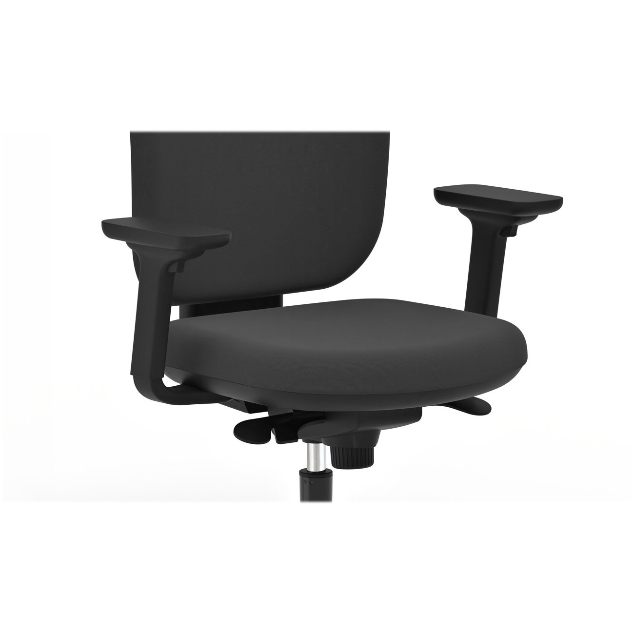 Accoudoirs Alaia 1D réglable en hauteur pour siège Alaia - Noir