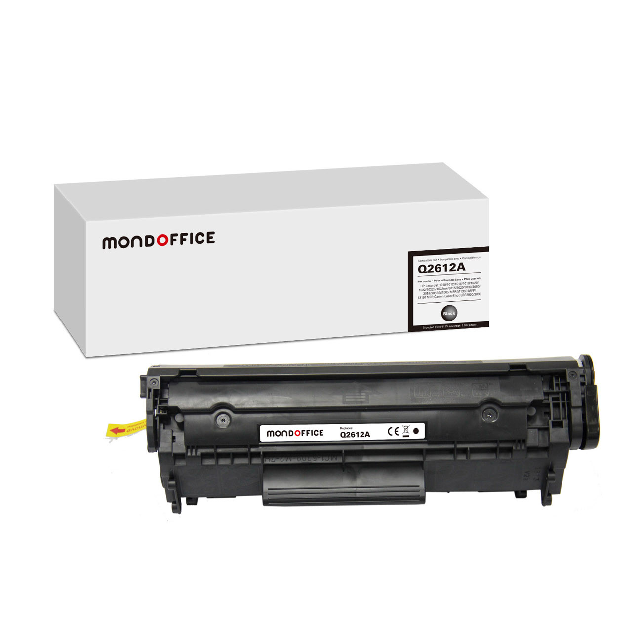MONDOFFICE Toner compatible HP 12A - Noir
