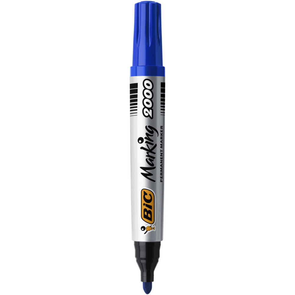 BIC Marking 2000 ECOlutions Marqueur permanent pointe ogive moyenne - Bleu