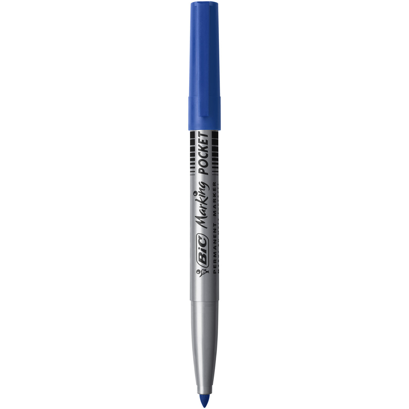 Marqueur Pointe Ogive Fine - Bic Marking Pocket 1445 bleu