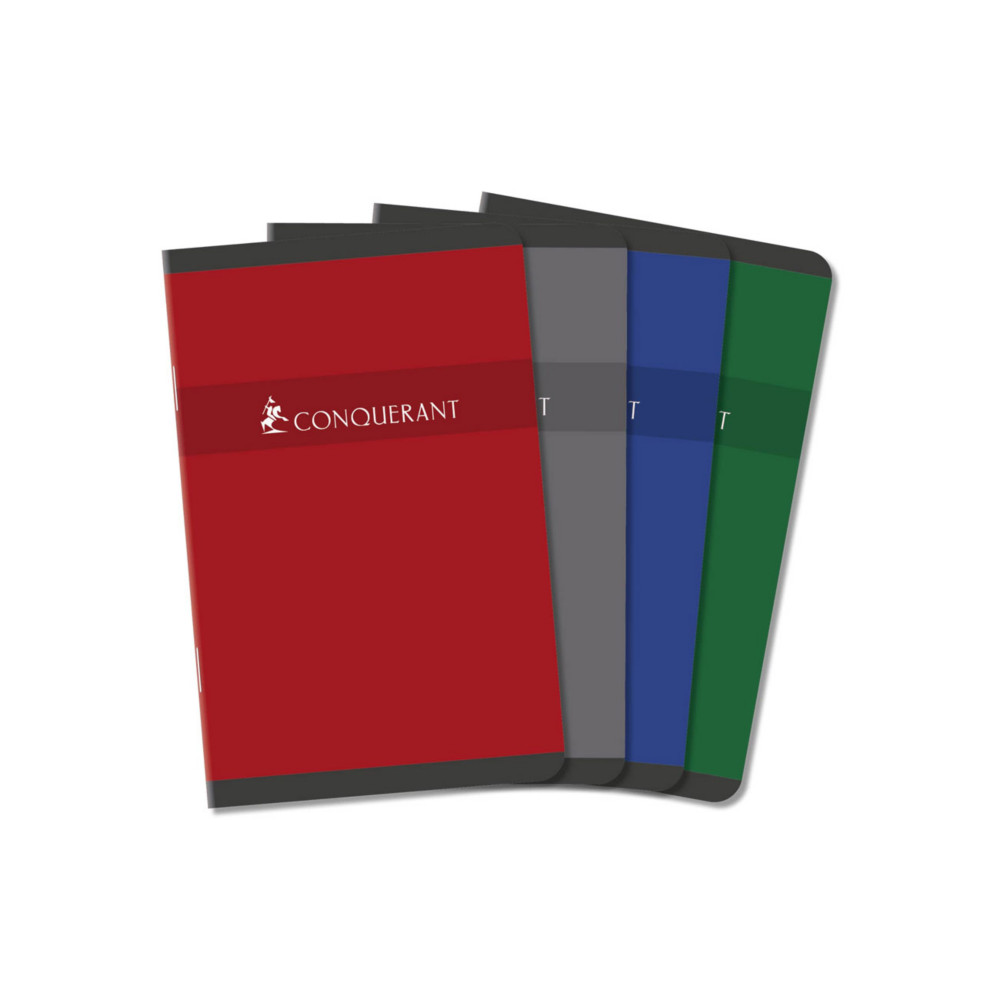 Conquerant Carnet 9 x 14 cm - 70g - Petits carreaux 5x5 - 96 pages