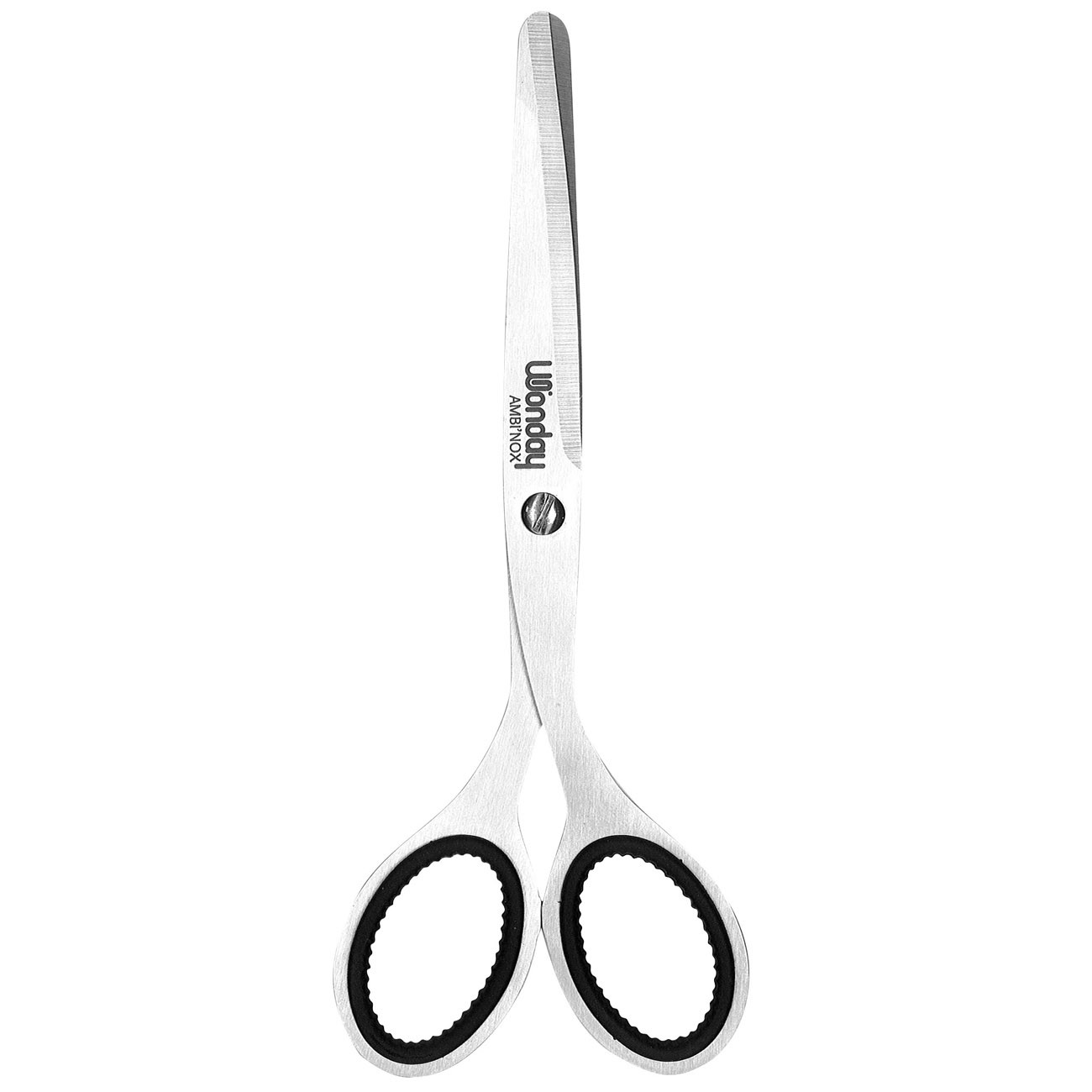 Wonday Ambi'Nox Ciseaux ambidextres bouts ronds longueur 17 cm - Inox satiné