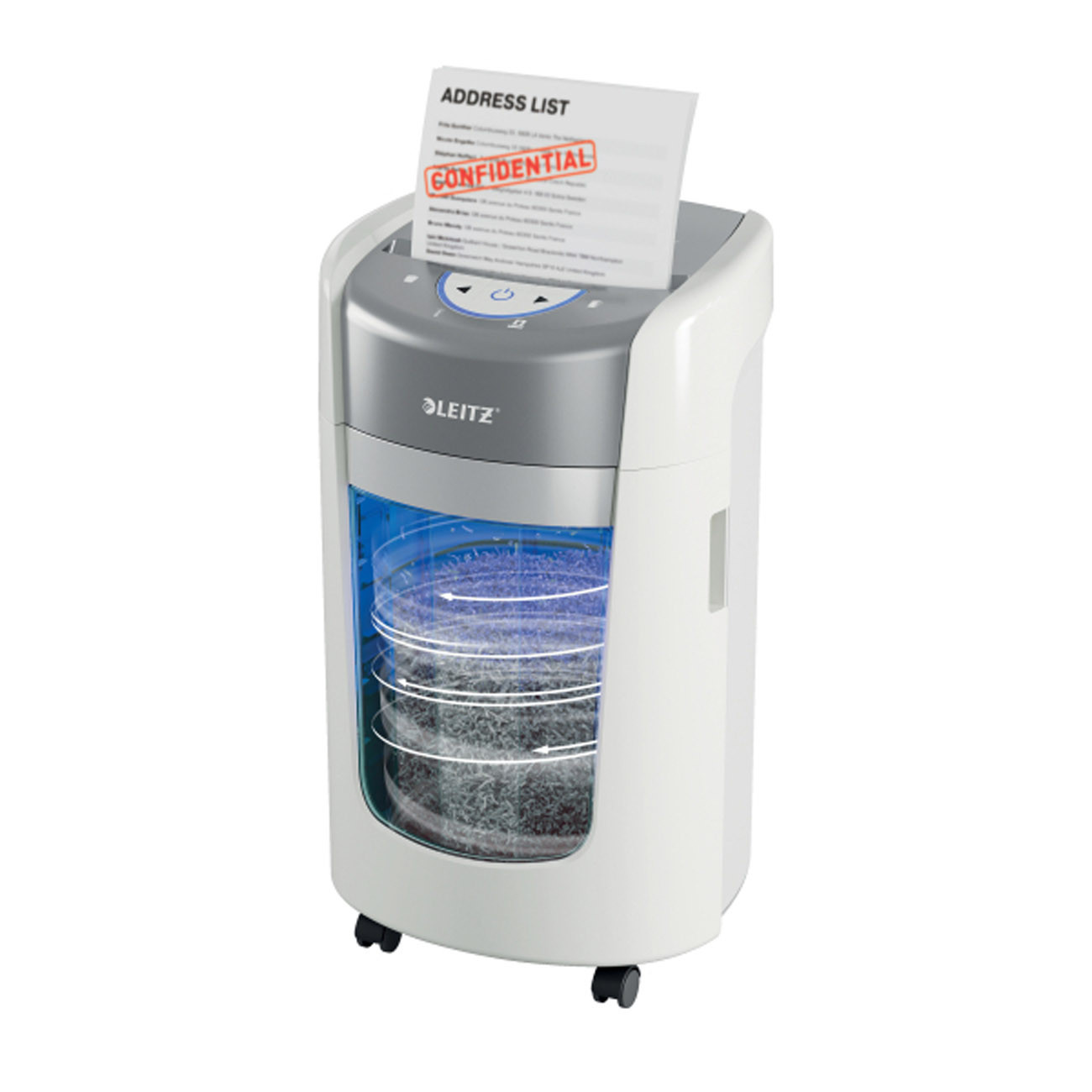Leitz Destructeur de documents IQ OptiMax Home Office 225 Coupe micro Sécurité P5 Corbeille 15 - vue 2