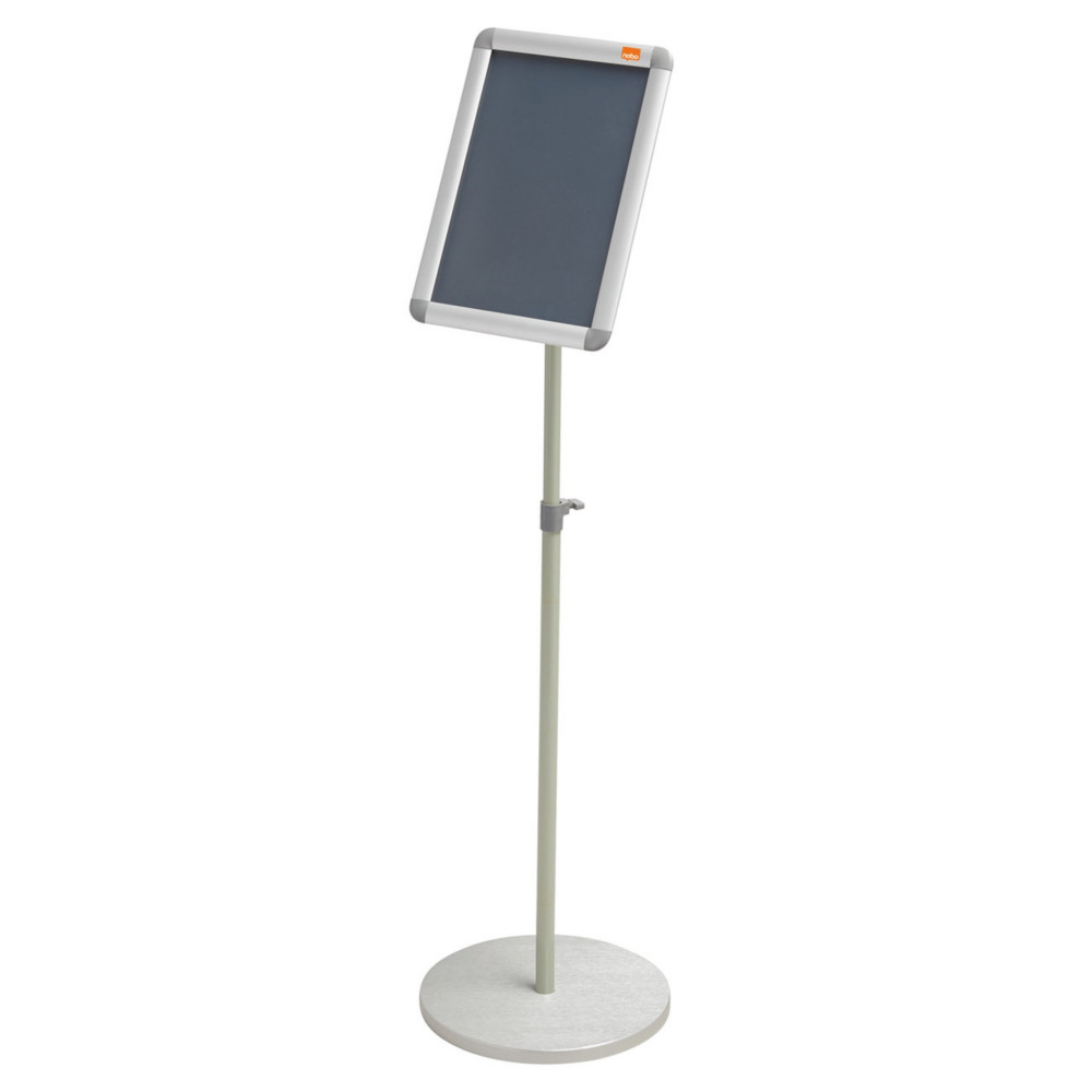 Nobo Premium Plus Prsentoir avec cadre clipsable pied rglable en hauteur  - Format A4
