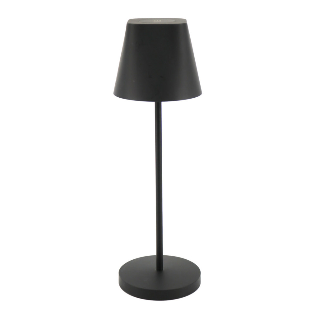 Unilux Lampe de dcoration Ava - Led intgre - Tactile - Abat-jour et socle noir