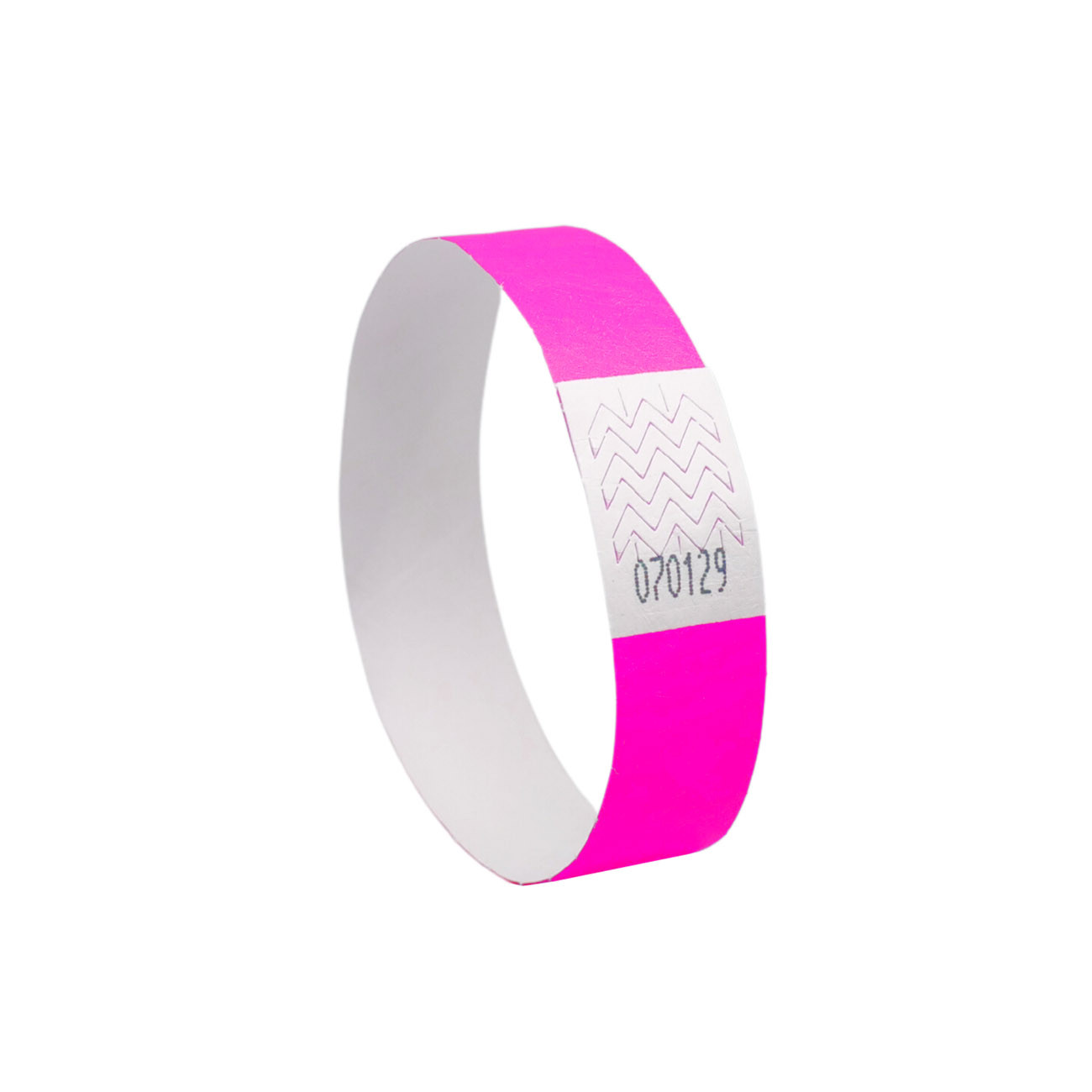 Bracelet d'identification Avery en papier Tyvek 25,6 x 1,9 cm lot de 500 rose fluo