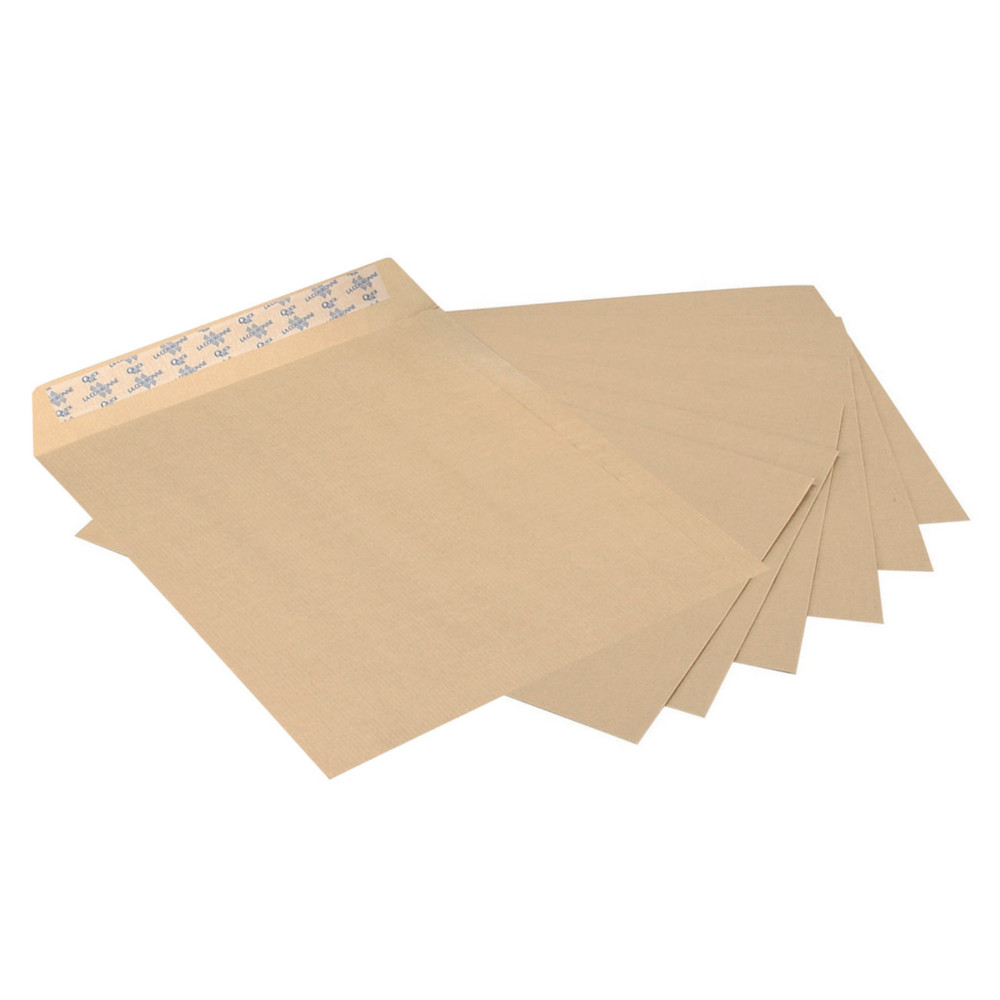 La Couronne Pochette kraft arm brun PEFC 24 - 260 x 330 mm 130g sans fentre - Autocollante bande protectrice - Lot de 250