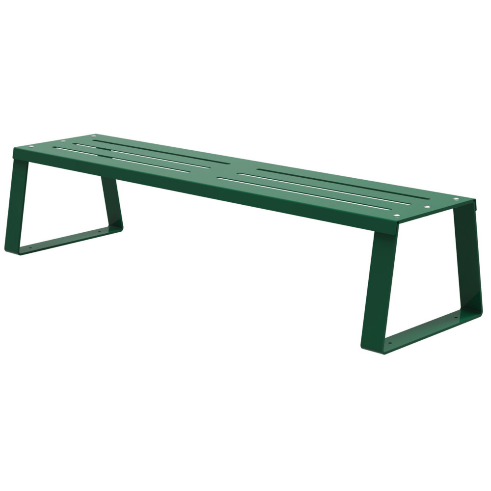 Banquette  fixer Ballade L.180 cm En mtal Vert mousse