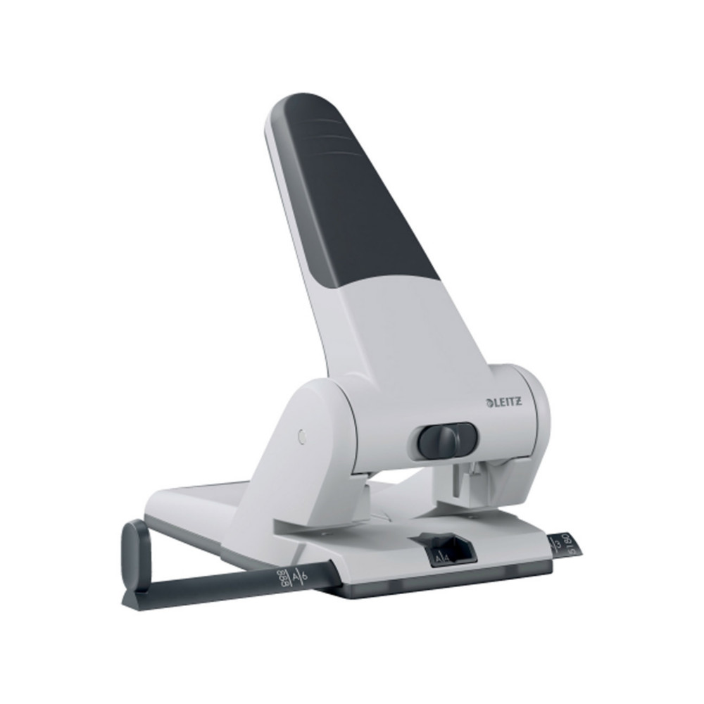 Leitz Perforateur hautes performances, 2trous, 65feuilles, mtal, aluminium, gris