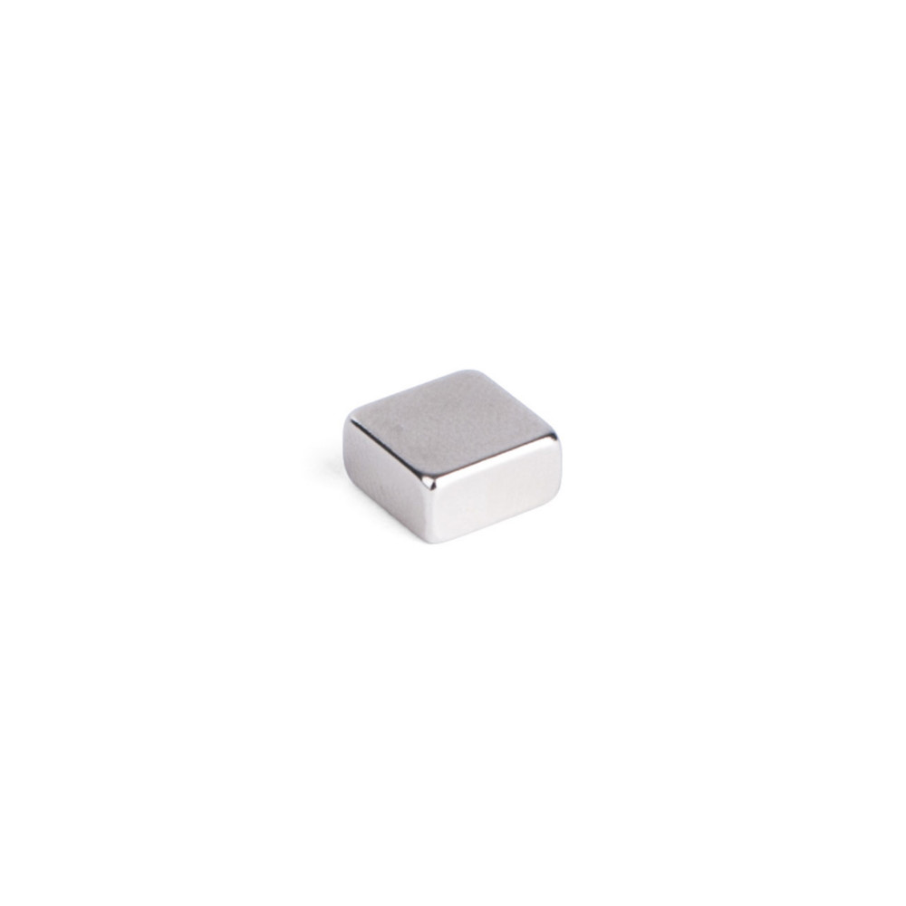 Pavo Aimants super puissant - Carr 10 x 10 mm - Gris - Lot de 6