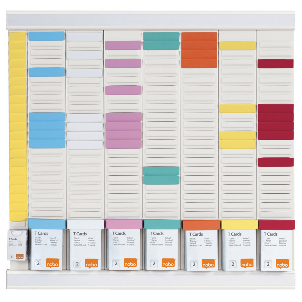 Nobo planning  fiches T2 - 8 colonnes - 48 x 48 cm