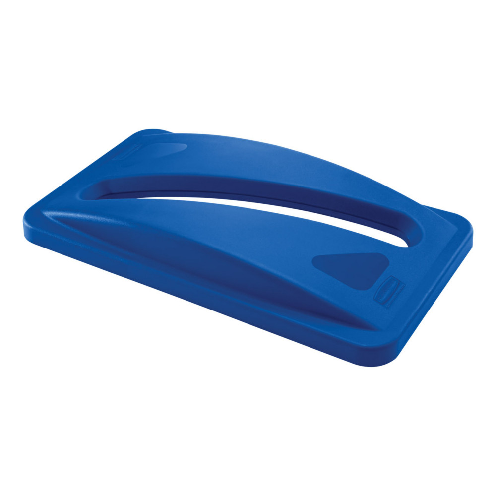 Rubbermaid Commercial Products Slim Jim poubelle couvercle bleu 288x512x70mm