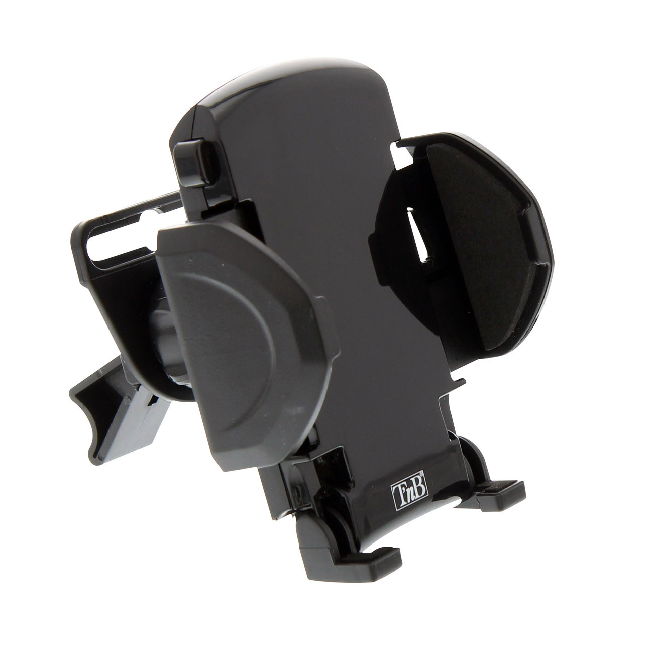 TNB Support rotatif 360° pour Smartphone voiture - Fixation sur la grille d'aération - Mobile jusqu' à 6,9 pouces - Noir