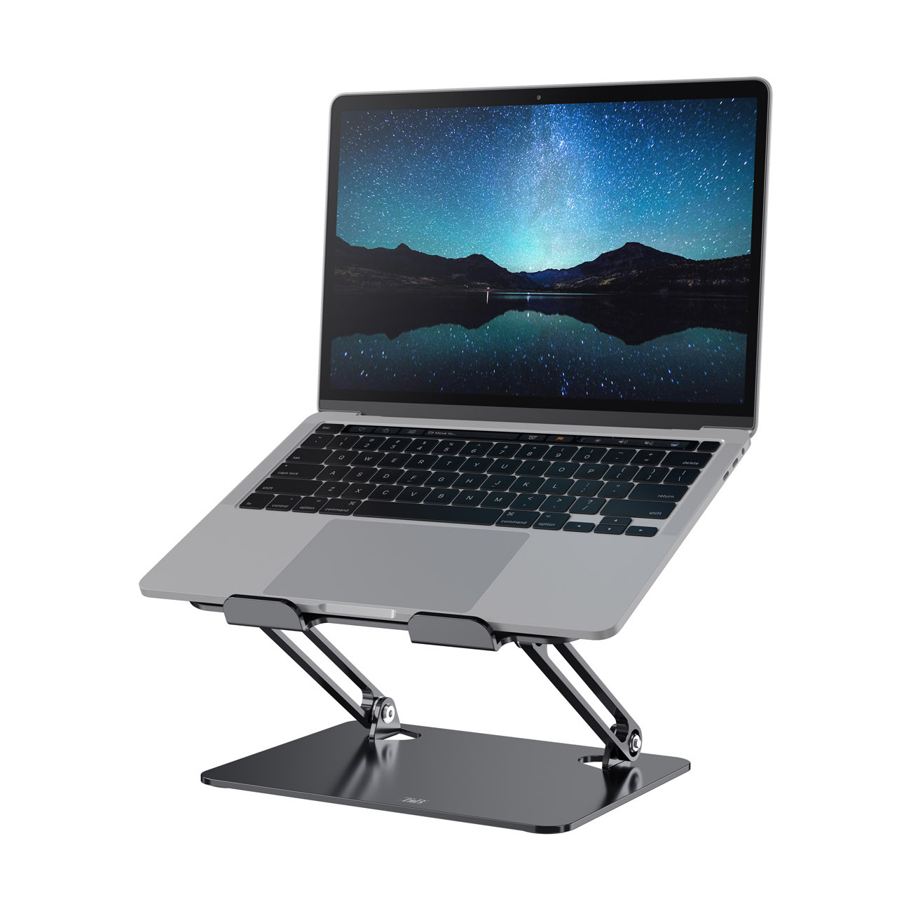 TNB Support pour ordinateur portable Notebook iClick - Gris foncé