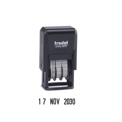 Trodat Tampon dateur Printy Facelift 4810 - 3,8 mm - Noir