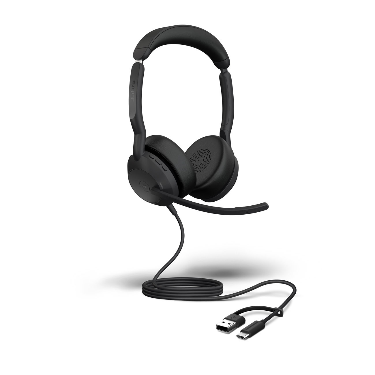 Jabra Evolve2 50 MS Duo Casque filaire USB-C / USB-A + Bluetooth