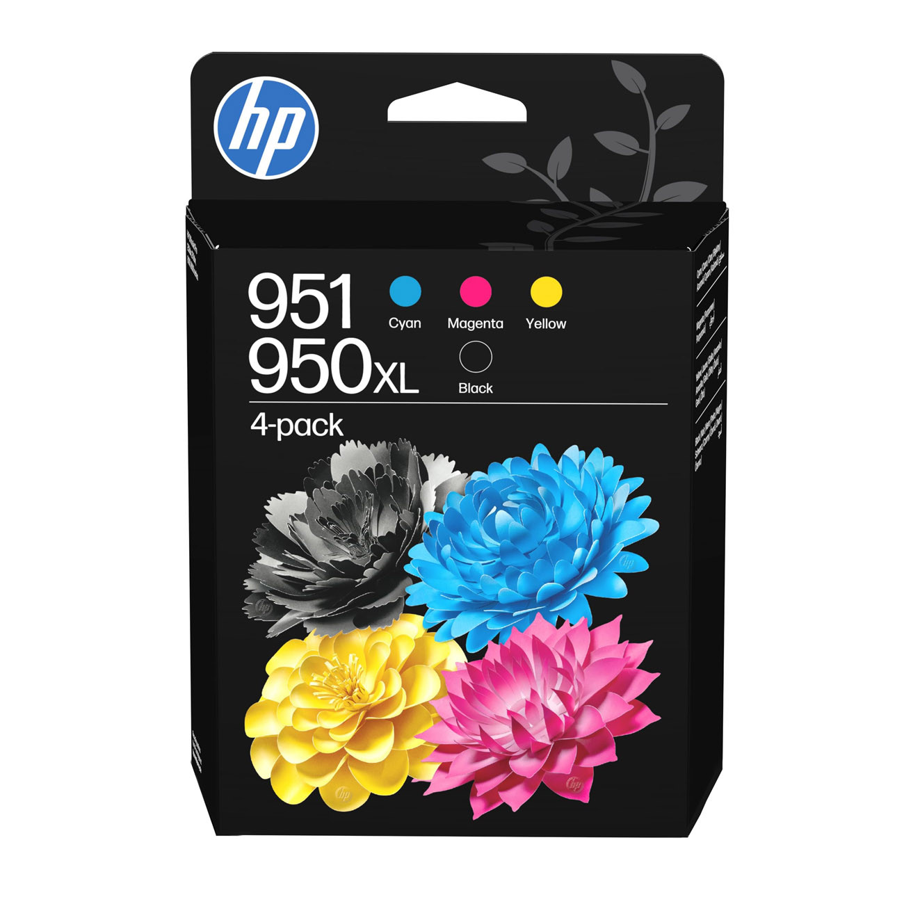 HP 950XL Pack de 4 cartouches d'encre / 951 Pack de 4 cartouches d'encre cyanjaune authentiques - vue 3