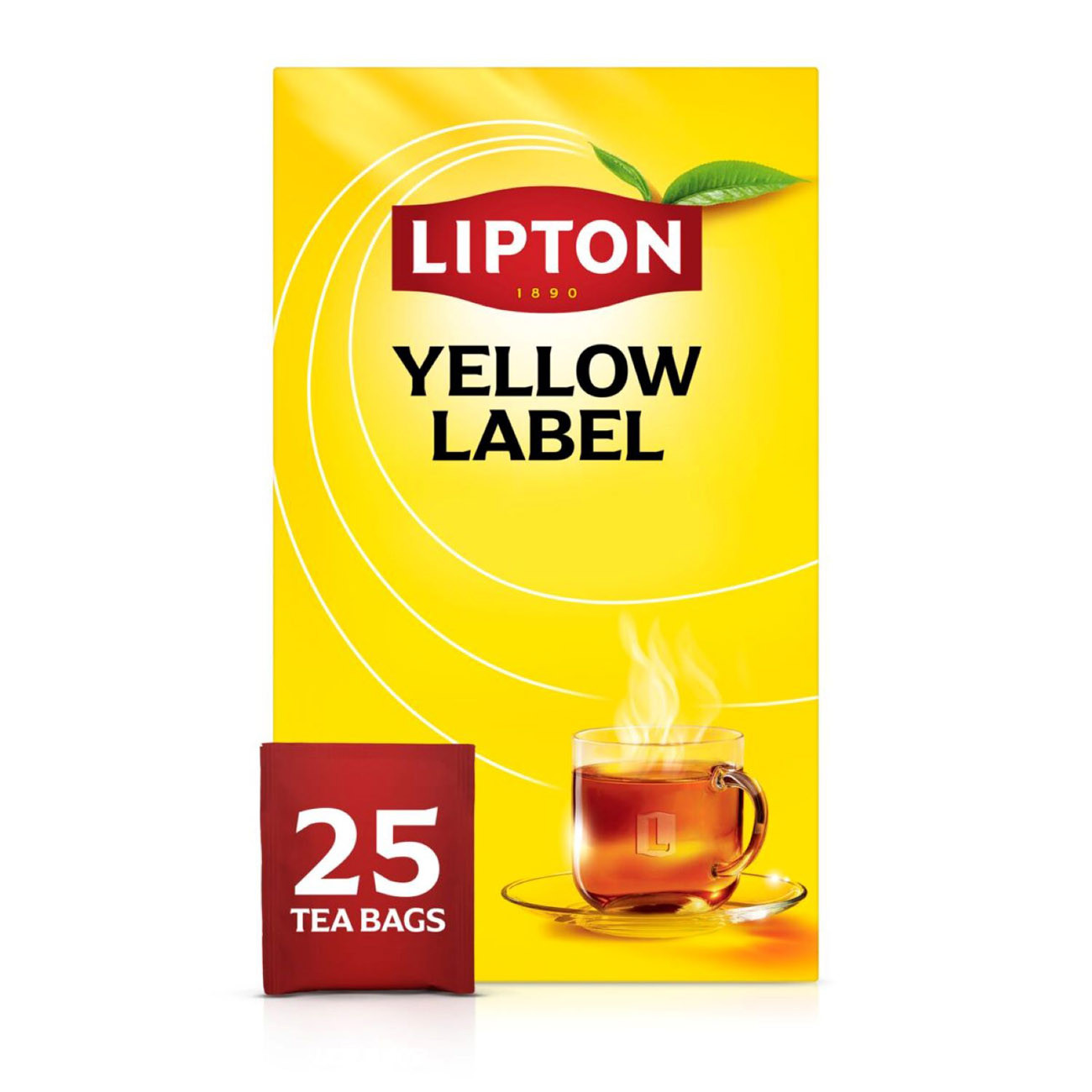 Lipton Feel Good Selection Thé Yellow Label 25 sachets fraîcheur
